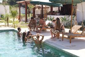 Poolside dining at Kairos Restaurant & Bar, Selong Belanak, Lombok